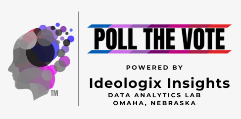 About Ideologix Insights and the PollTheVote.com system: Ideologix Insights is a nonpartisan data analytics science lab that measures social interest and specifically the ideologic landscape of the Nation starting in its home state of Nebraska.