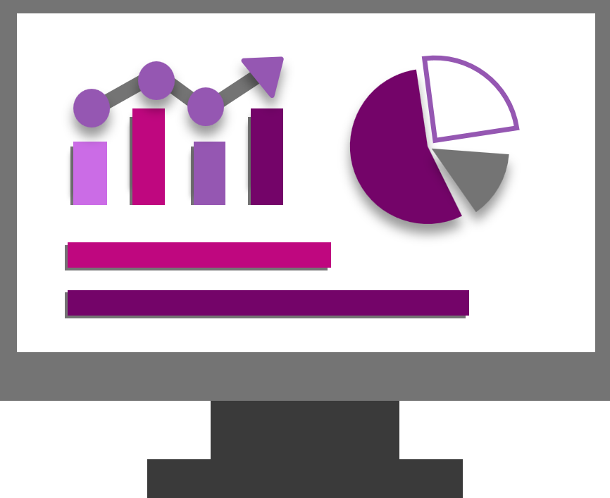 Image of computer screen with graphs on it
